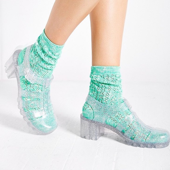 juju glitter jelly sandals